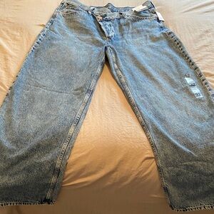 GAP High Rise Barrel Jeans